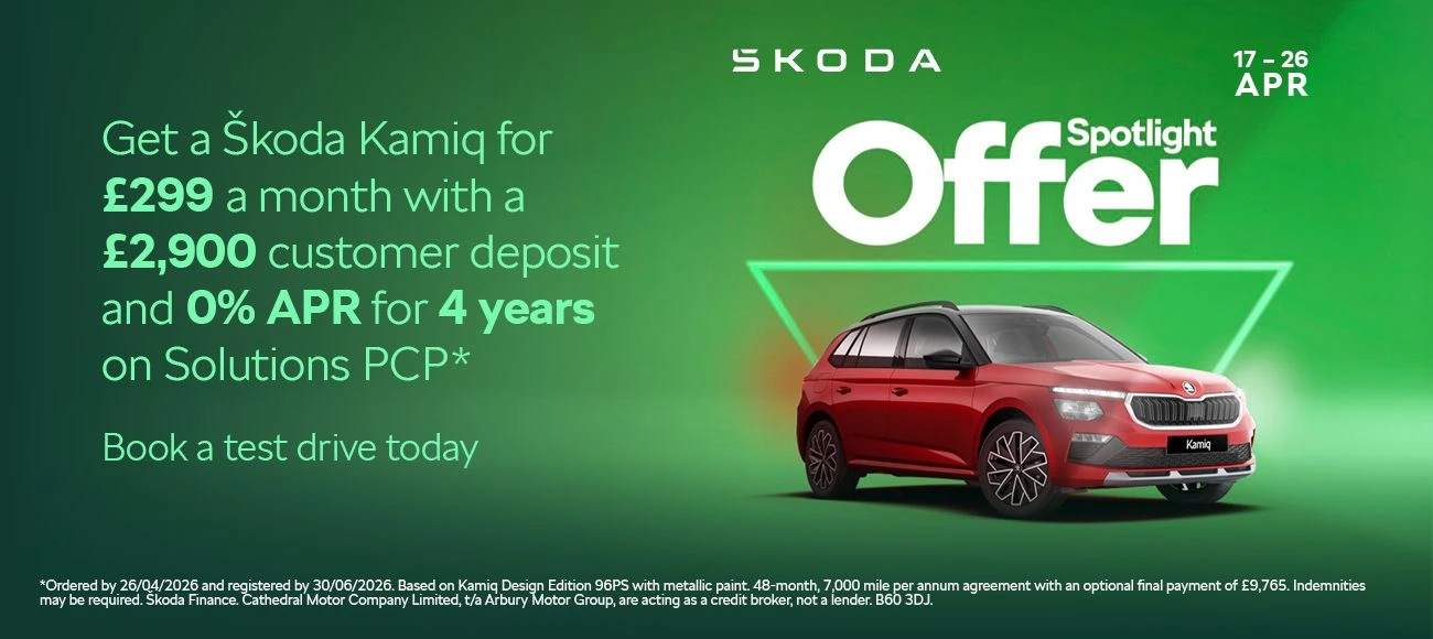 Find your perfect fit with this zero-interest Škoda Kamiq offer